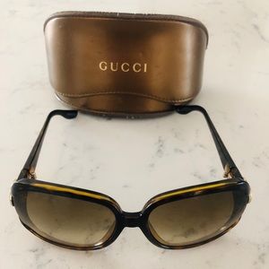 Gucci Tortoise Sunglasses
